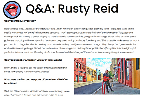 Rusty Reid, American singer-songwriter
